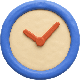 a clay clock