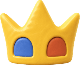 a clay crown